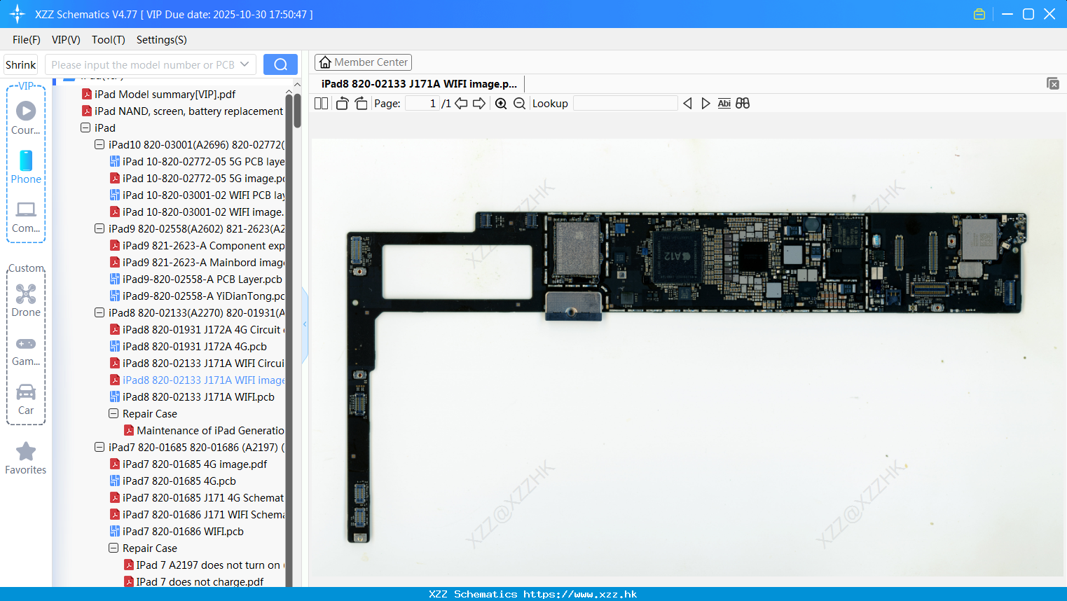 IPad8 820-02133 J171A WIFI Image